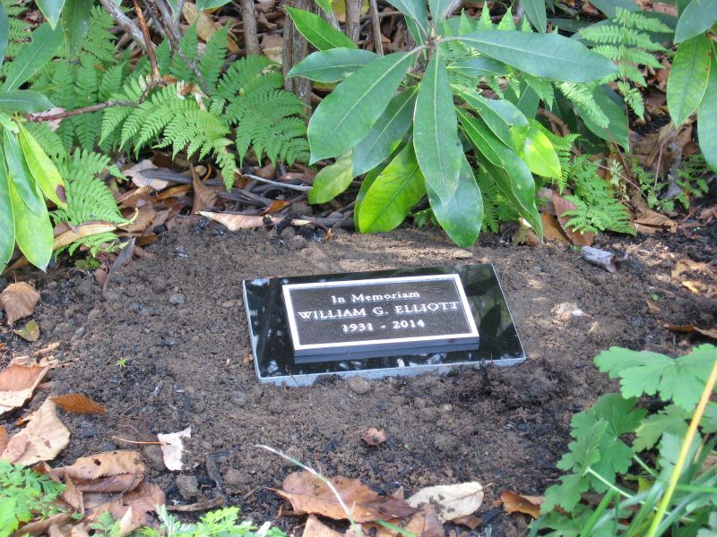 WGE memorial stone